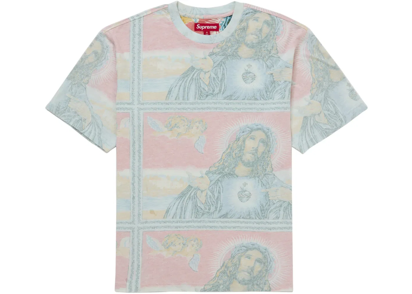Мужская футболка с принтом Jesus Supreme, Multicolor