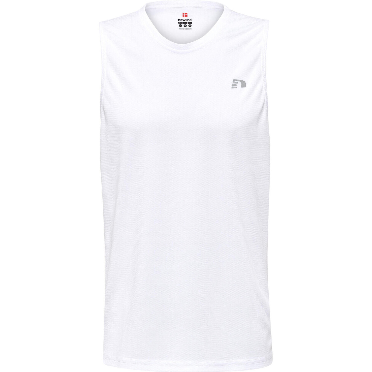 

Мужская футболка Core Running Singlet S/L Men NEWLINE, белый