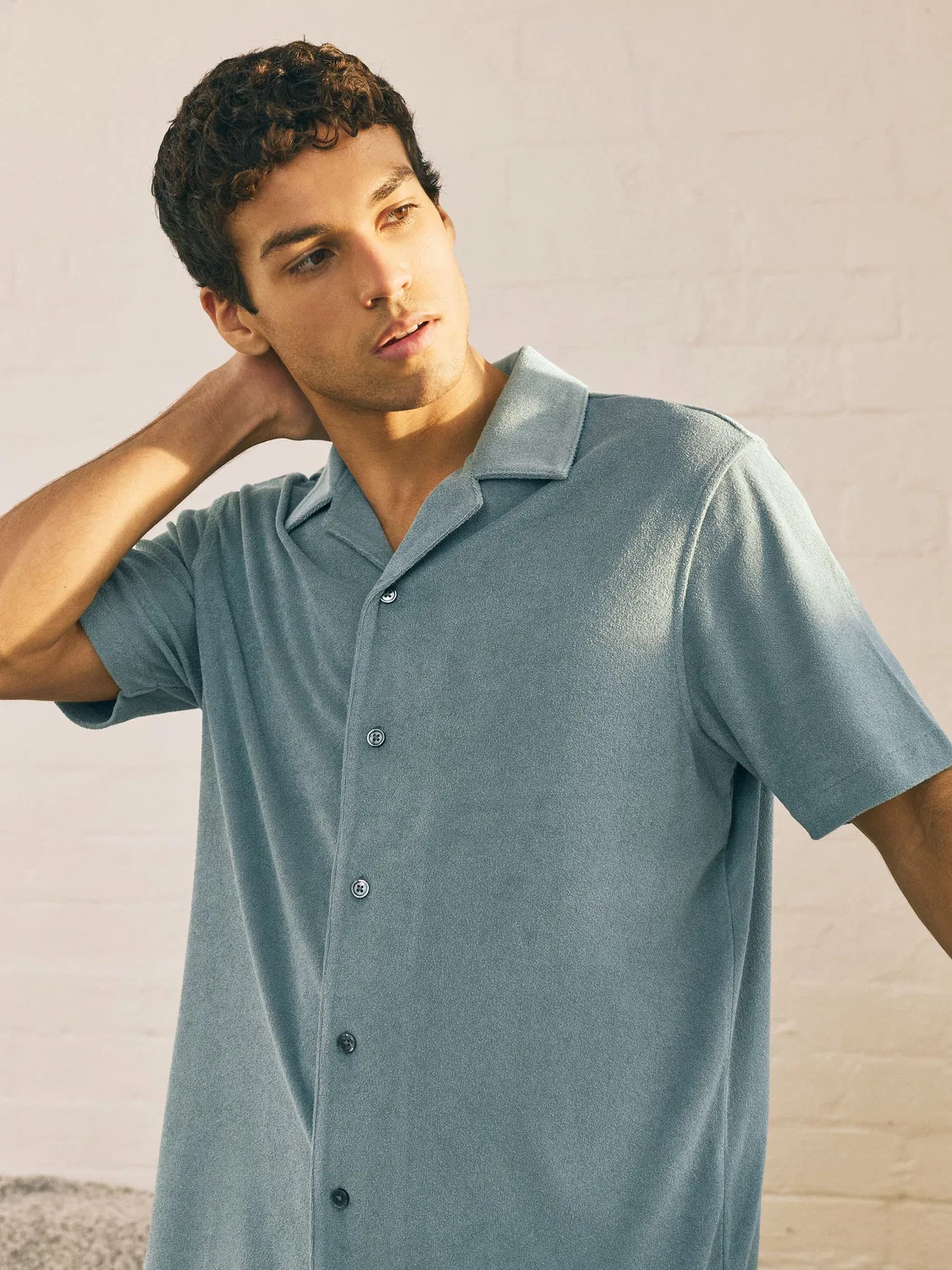 Пижама Green Short Sleeve Toweling Set Next, зеленый — фото 4