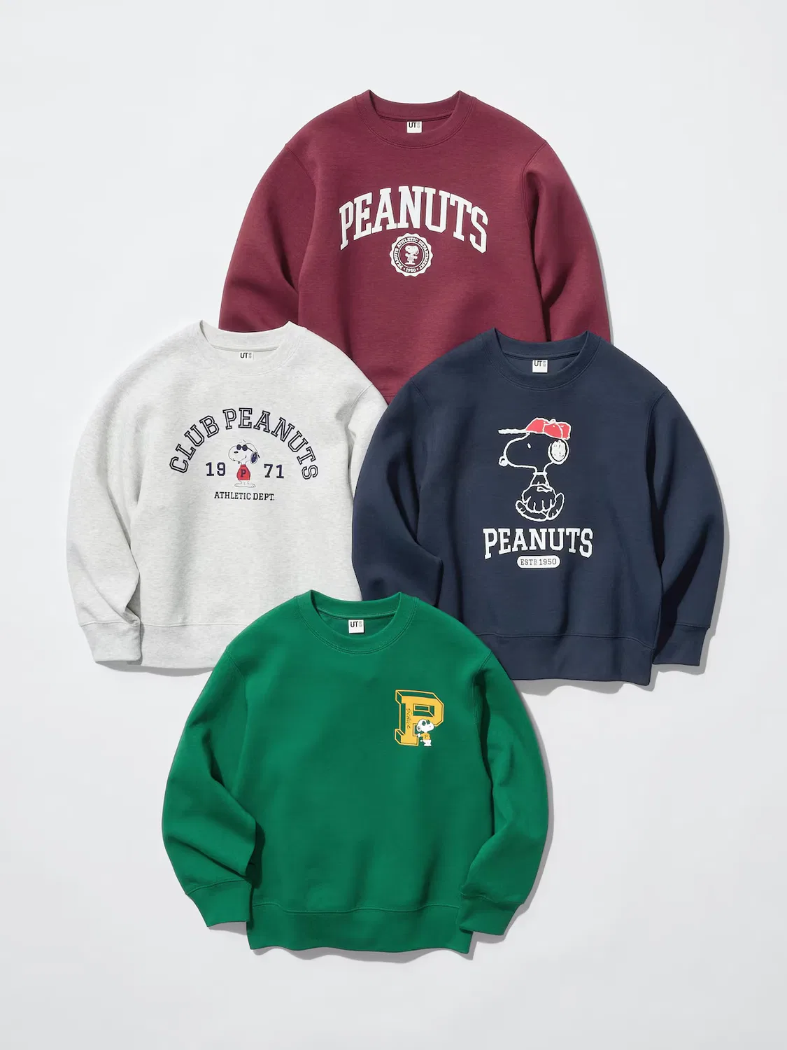 Толстовка Uniqlo peanuts dry, с принтом Peanuts, светло-серый — фото 3