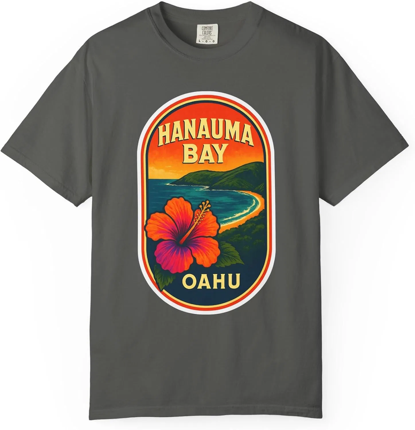 Футболка с принтом Hanauma Bay Comfort Colors, Pepper