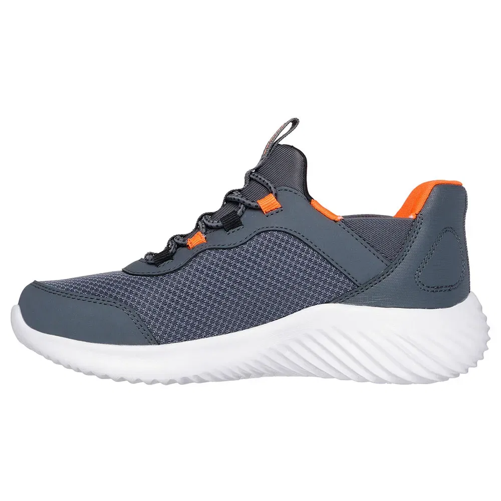 Кроссовки Bounder Brisk Burst Skechers, серый — фото 3