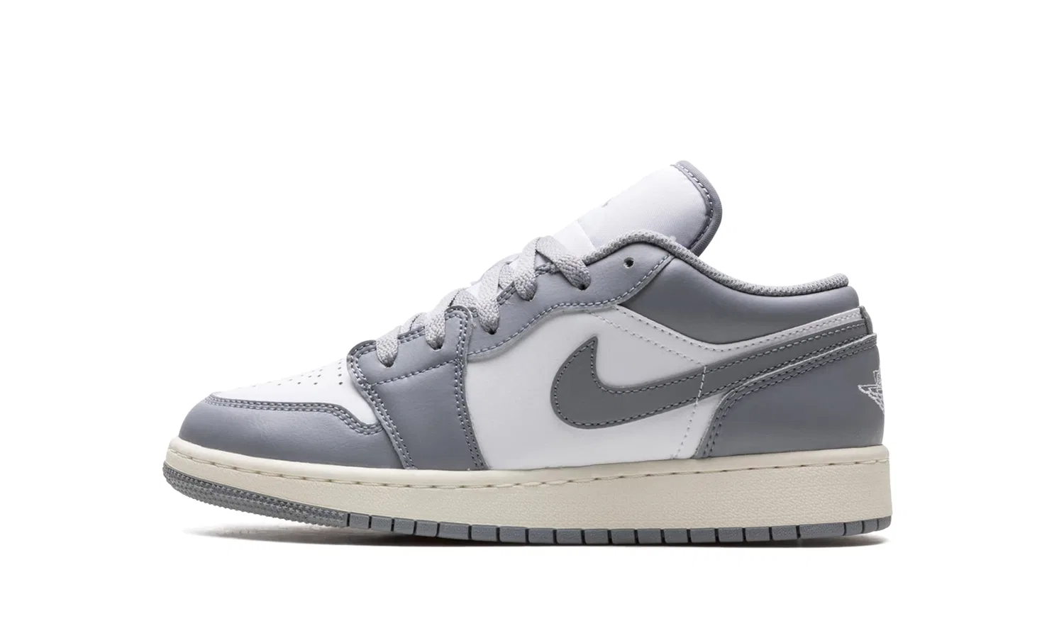 Детские кроссовки для мальчиков с закрытым носком Air Jordan 1 NIKE, Grey