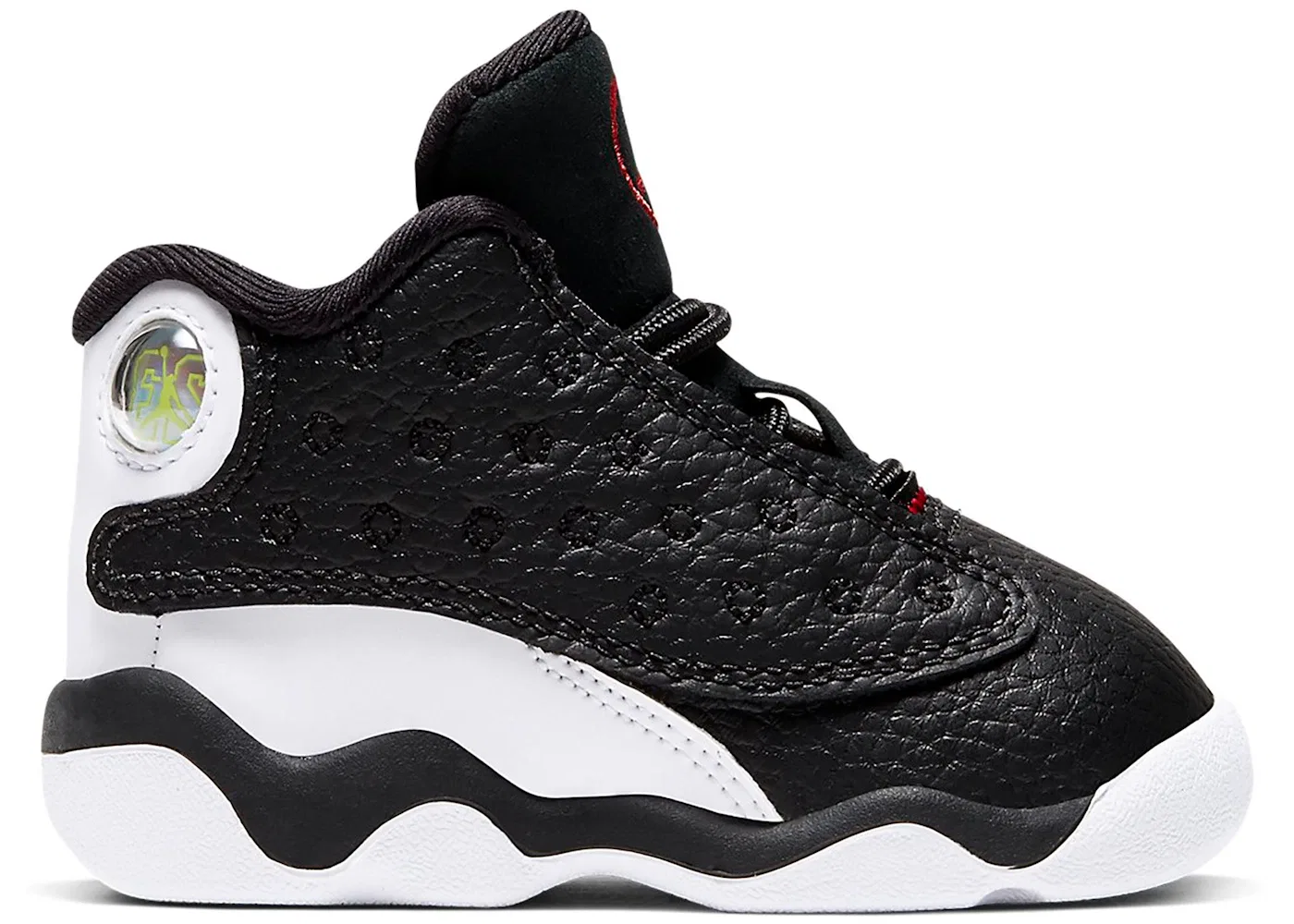 Детские кроссовки на шнуровке Jordan 13 Retro Reverse He Got Game (TD) Jordan, Black/Gym Red-White
