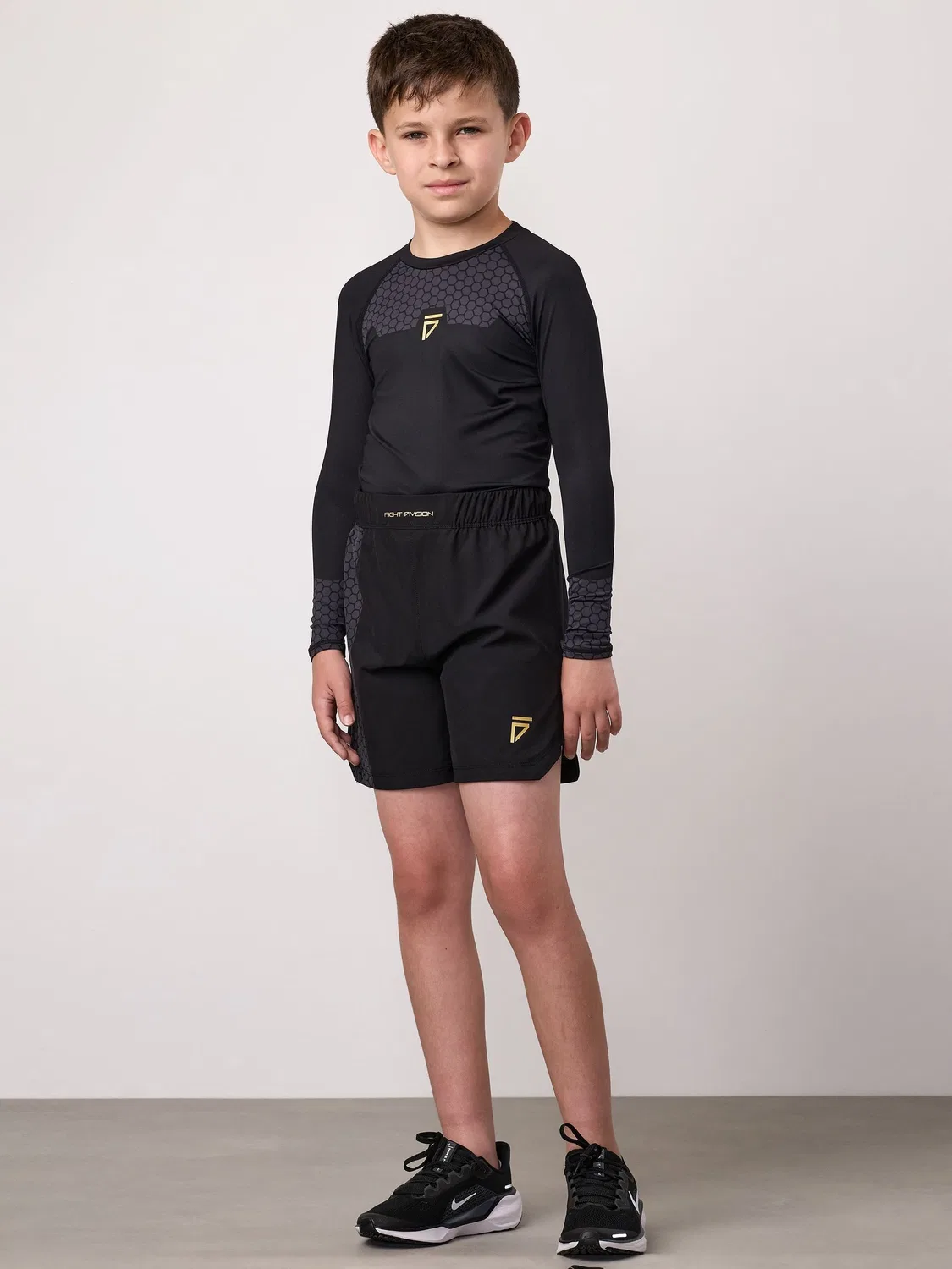 Футболка с длинным рукавом, Combat Rash Guard Gym King, черный