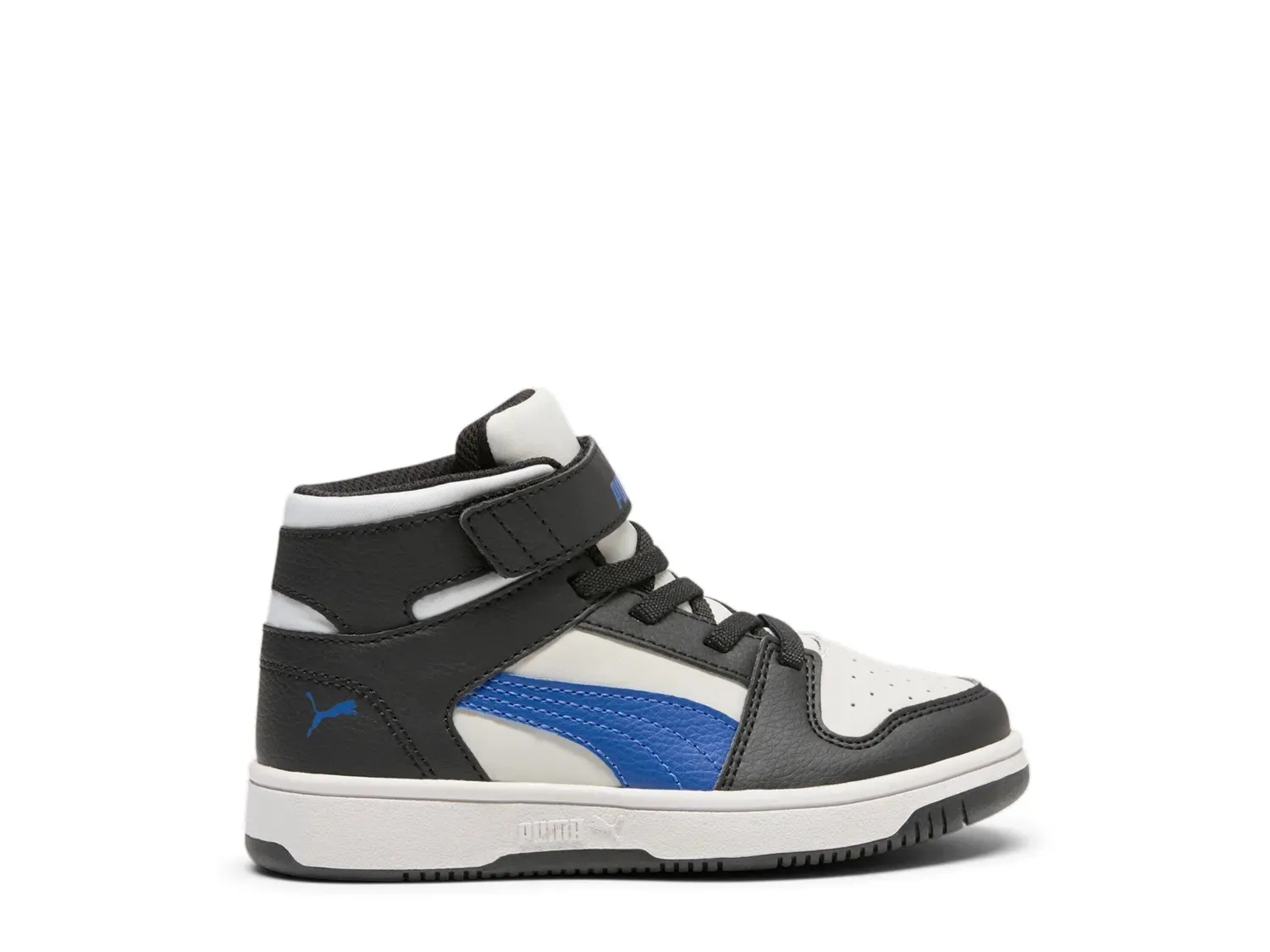 

Кроссовки Puma Rebound Layup — детские, белые/черные/синие