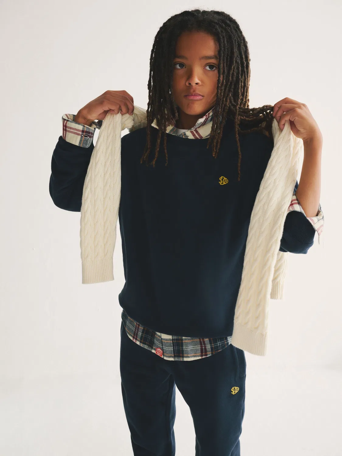 Спортивный костюм Superdry Navy/Yellow, синий/желтый — фото 4