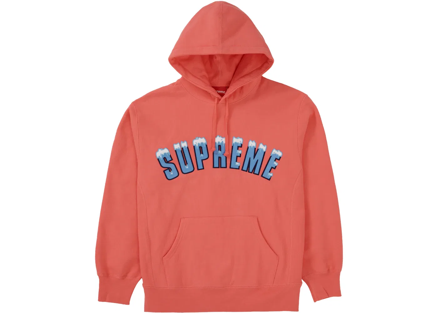 Мужской худи с капюшоном Icy Arc Supreme, Bright Coral