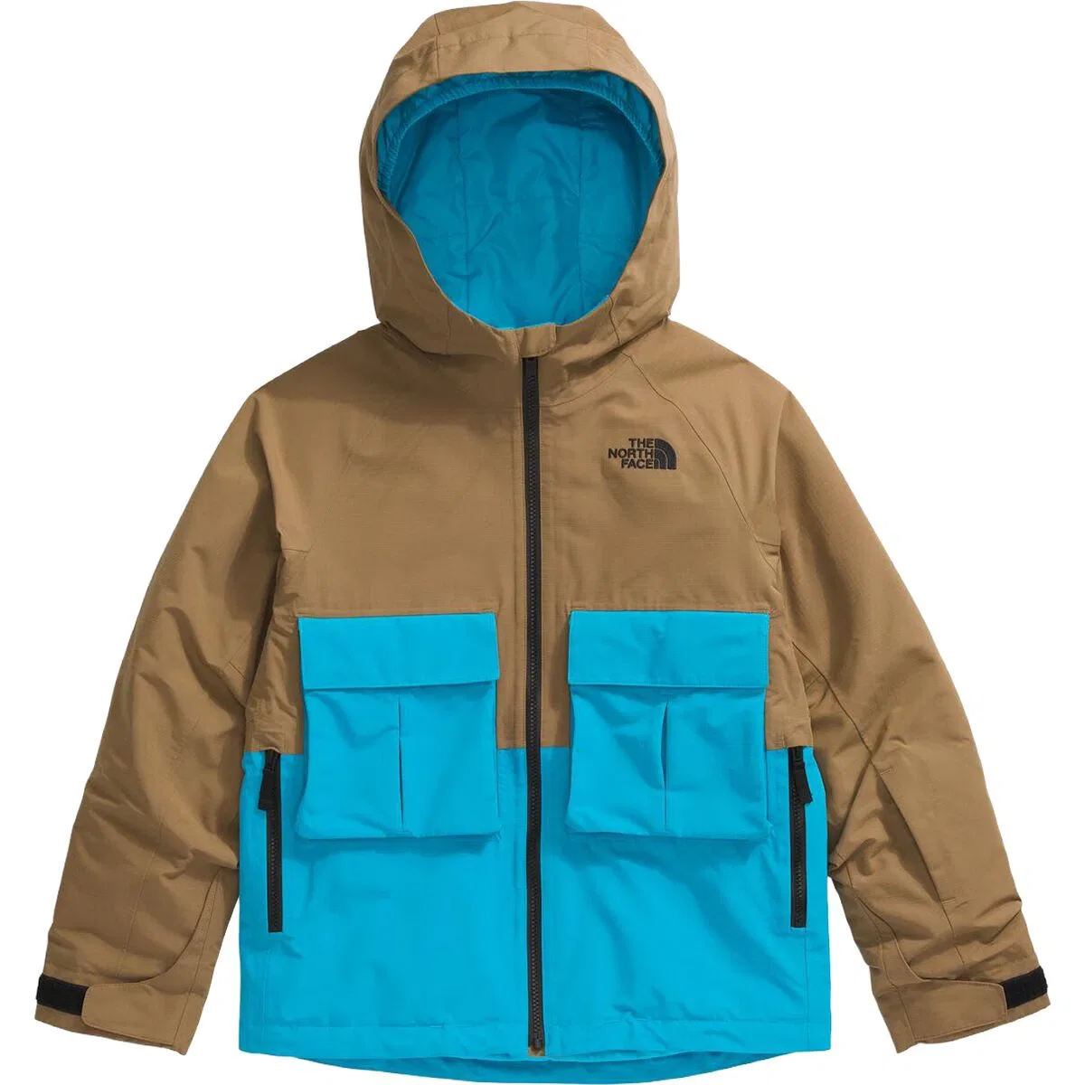 Детская куртка для мальчиков с утеплителем The North Face, Utility Brown Meridian Blue