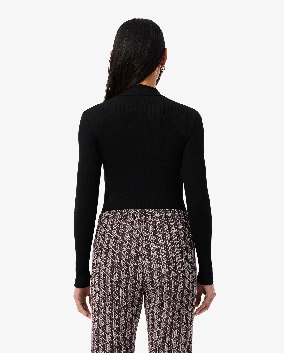 Водолазка Lacoste Negro, с длинным рукавом, из органического хлопка — фото 2