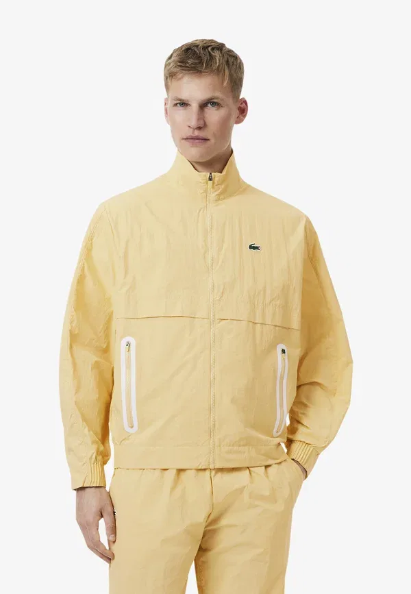 Спортивные брюки Lacoste, прямая форма, однотонные, синий — фото 4