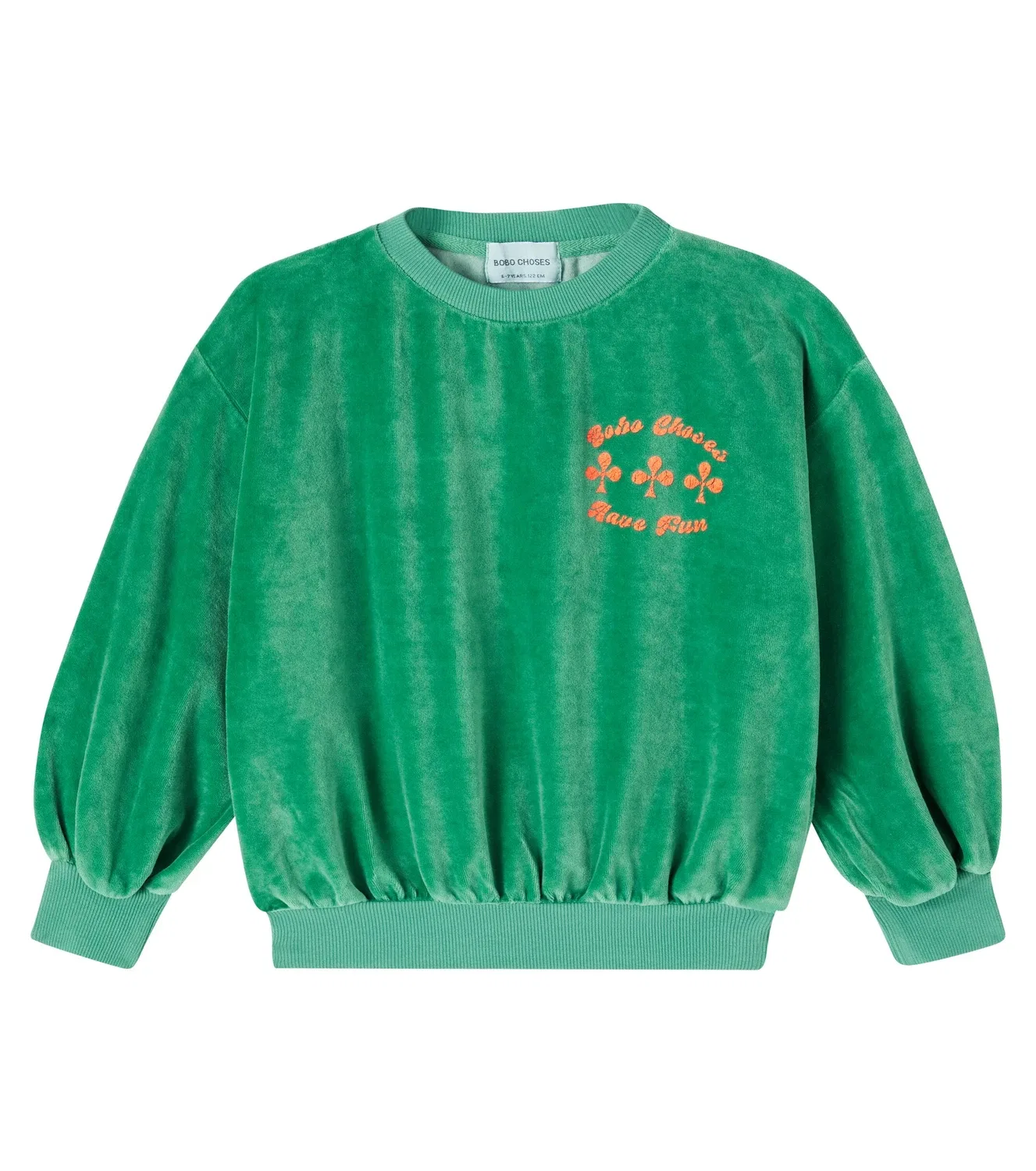 Свитшот хлопковый Have Fun Bobo Choses, зеленый
