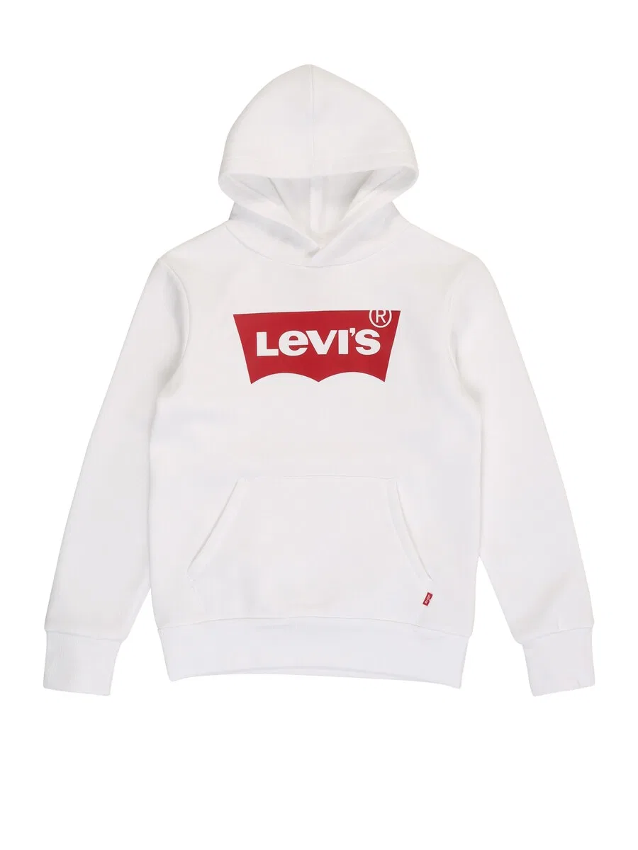 Детская толстовка стандартного кроя, белая Levi'S Kids
