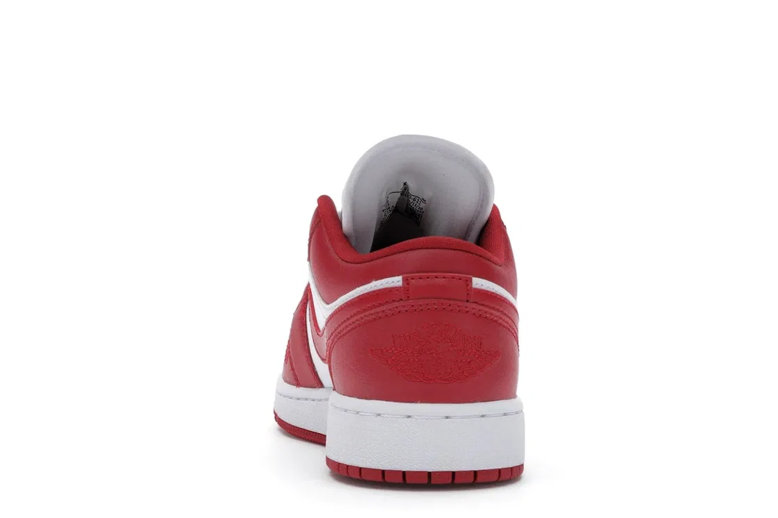 Детские кроссовки Lifestyle с принтом Jordan 1 Low Jordan, Gym Red Gym Red White — фото 4