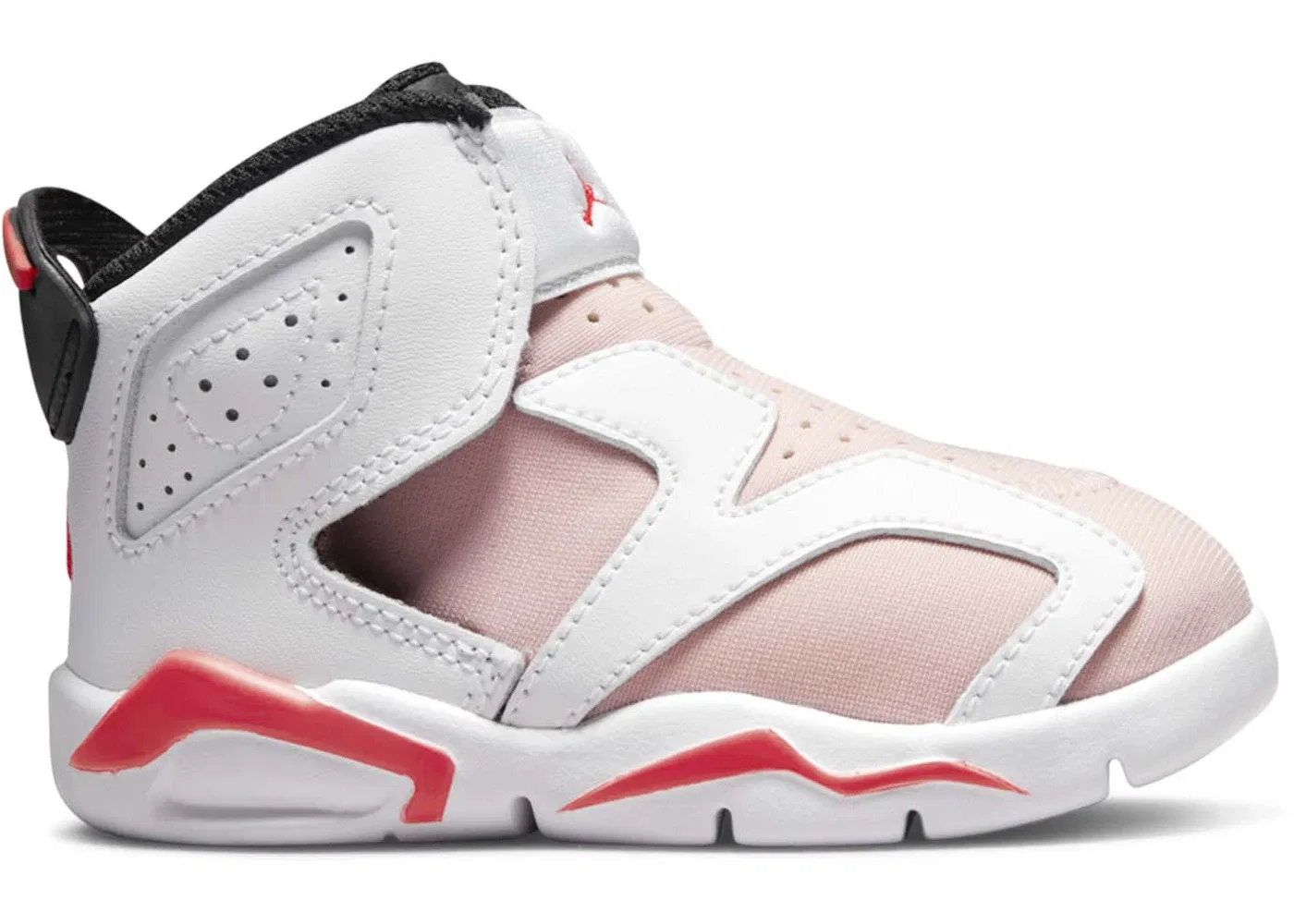 Детские кроссовки Lifestyle Jordan 6 Retro Little Flex Jordan, Atmosphere/Infrared 23-White-Black