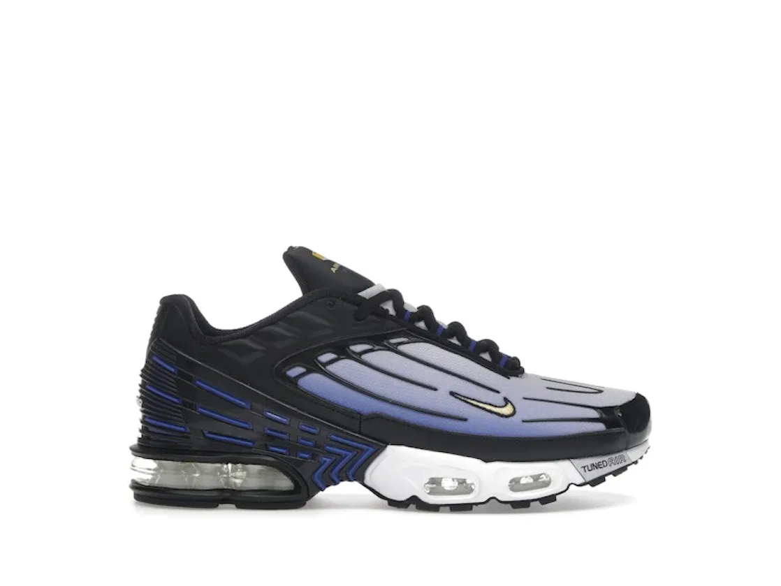 Детские кроссовки Lifestyle Nike Air Max Plus 3 Nike, Black/Hyper Blue-Dynamic Yellow