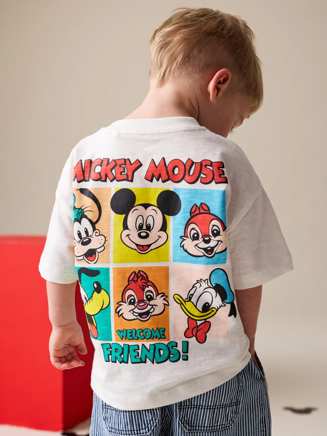 Футболка с принтом Mickey Mouse Next, белый