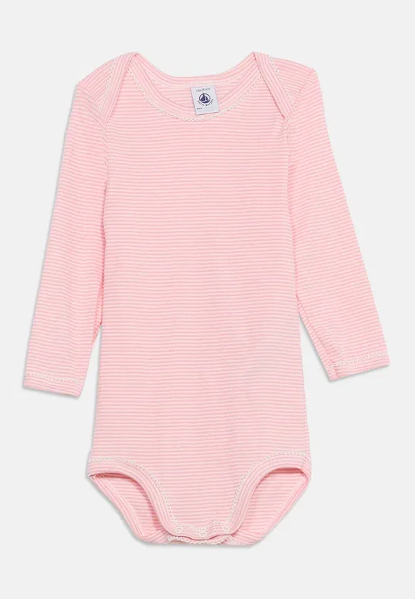 Комплект из 3 боди с цветочным принтом Debout Petit Bateau pink, розовый — фото 3