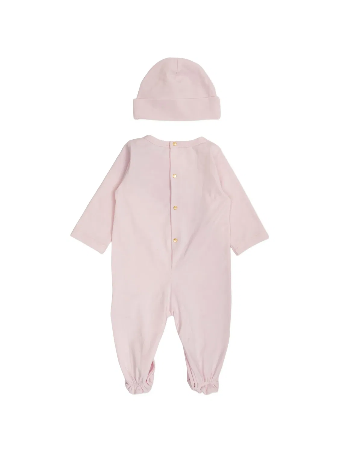 Комплект Baby Rose с длинными рукавами и логотипом Versace Kids, розовый — фото 2