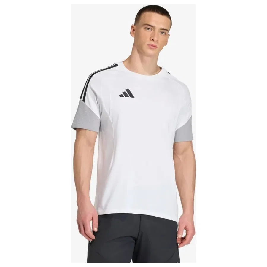 Футболка спортивная с принтом Tiro 26C adidas, Белый — фото 2