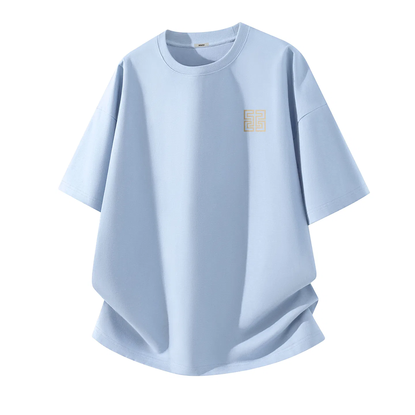 Детская футболка с принтом Men's Collection MINISO, Glacier Blue