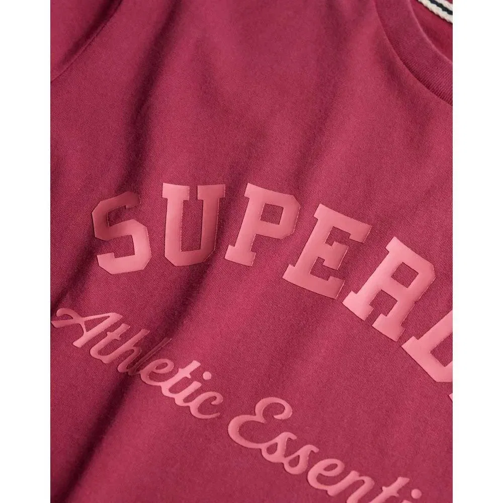 Футболка Athletic Essentials Loose Fit Superdry, красный — фото 2