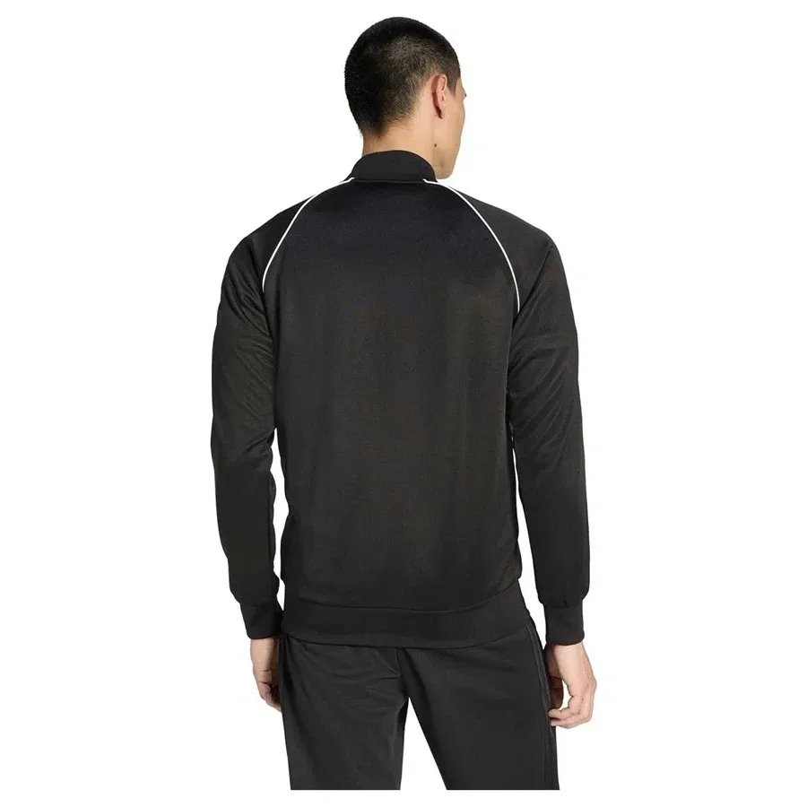 Мужская куртка-бомбер с воротником-стойкой adidas Sst Tt KE3512, Черный — фото 3