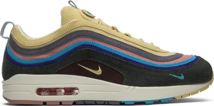 Кроссовки Nike Sean Wotherspoon x Air Max 1/97 Pre-Release, многоцветный - фото