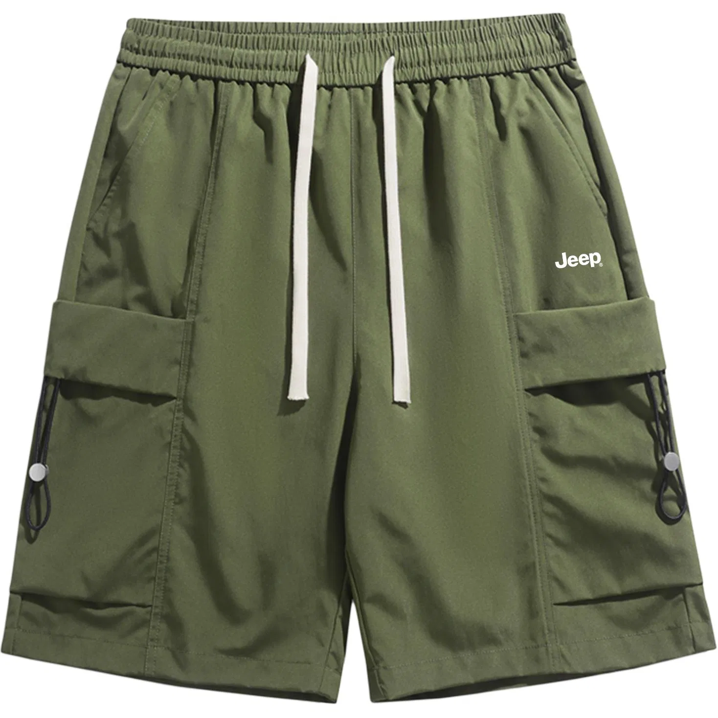 Детские шорты для мальчиков и девочек с принтом Jeep Horseback Riding Casual Collection, Army Green