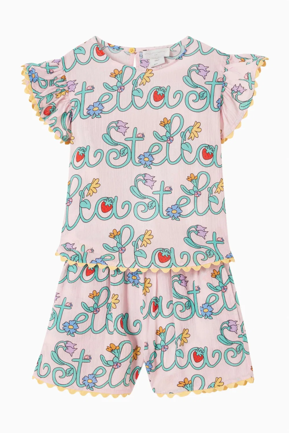 Футболка с воланами Ruffle Logo Stella McCartney — фото 2
