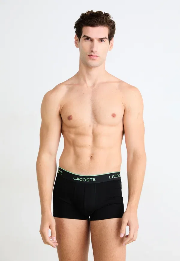 Комплект из 3 трусов-плавок Lacoste, черный/синий/розовый — фото 2
