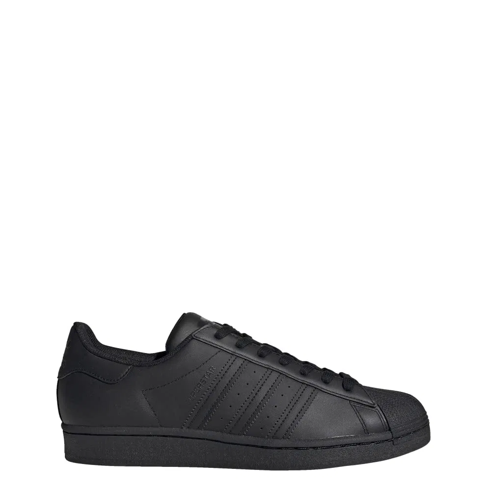 Детские кроссовки для мальчиков и девочек с закрытым носком Superstar Adidas Originals, White White Black — фото 2