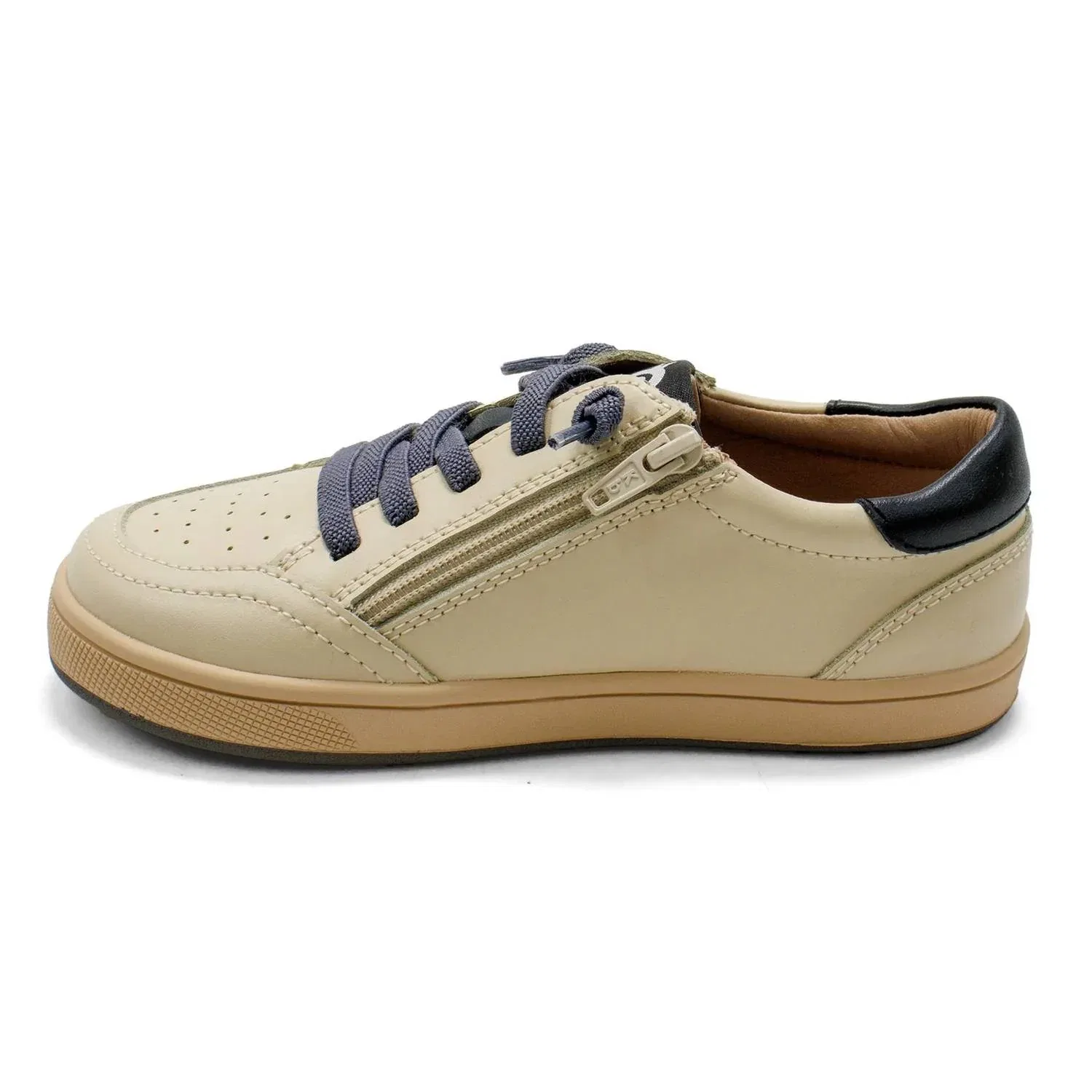 Детские кроссовки для мальчиков низкие с перфорацией Platinum Runner Old Soles, Cream — фото 2