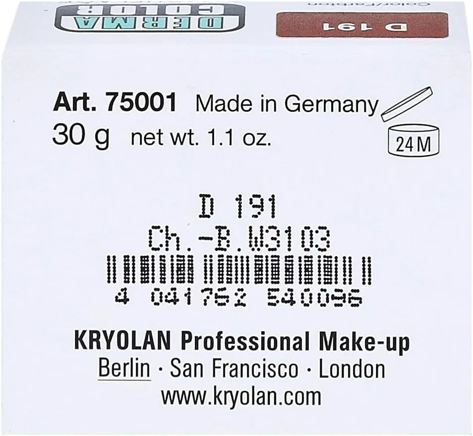 Консилер Dermacolor D191 Camouflage Cream, 30g Kryolan — фото 2