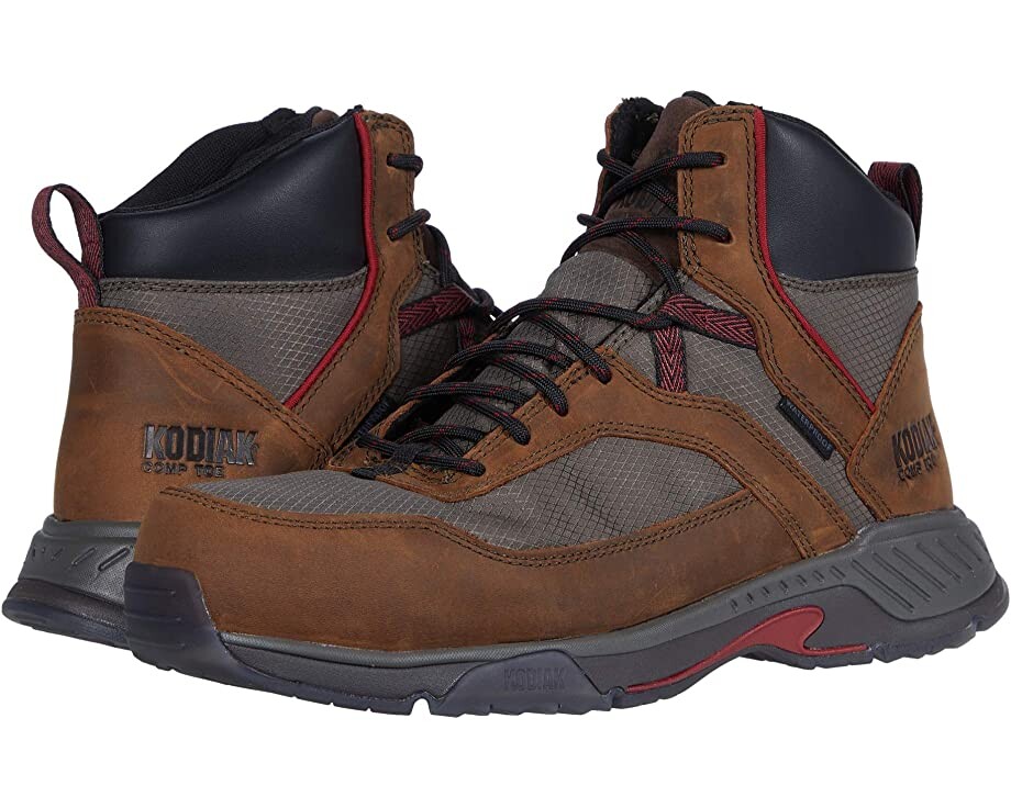 

Кроссовки MKT 1 Composite Toe Hiker Kodiak Work, коричневый