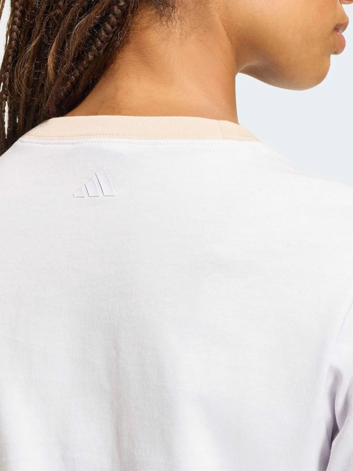Футболка с вышивкой Seasonal Essentials Colourpop adidas, сиренево-фиолетовый — фото 4