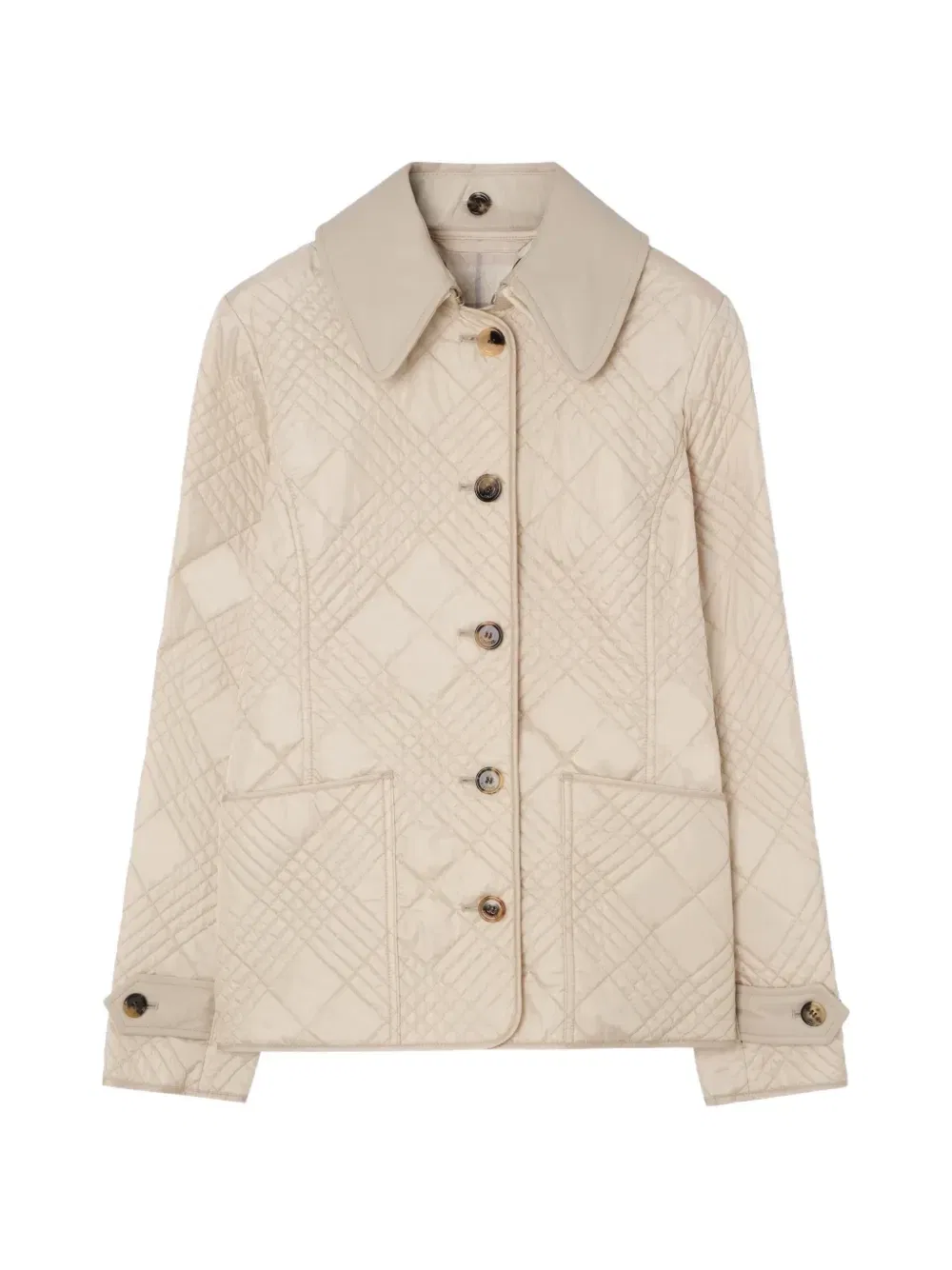 Куртка в клетку Burberry, бежевый