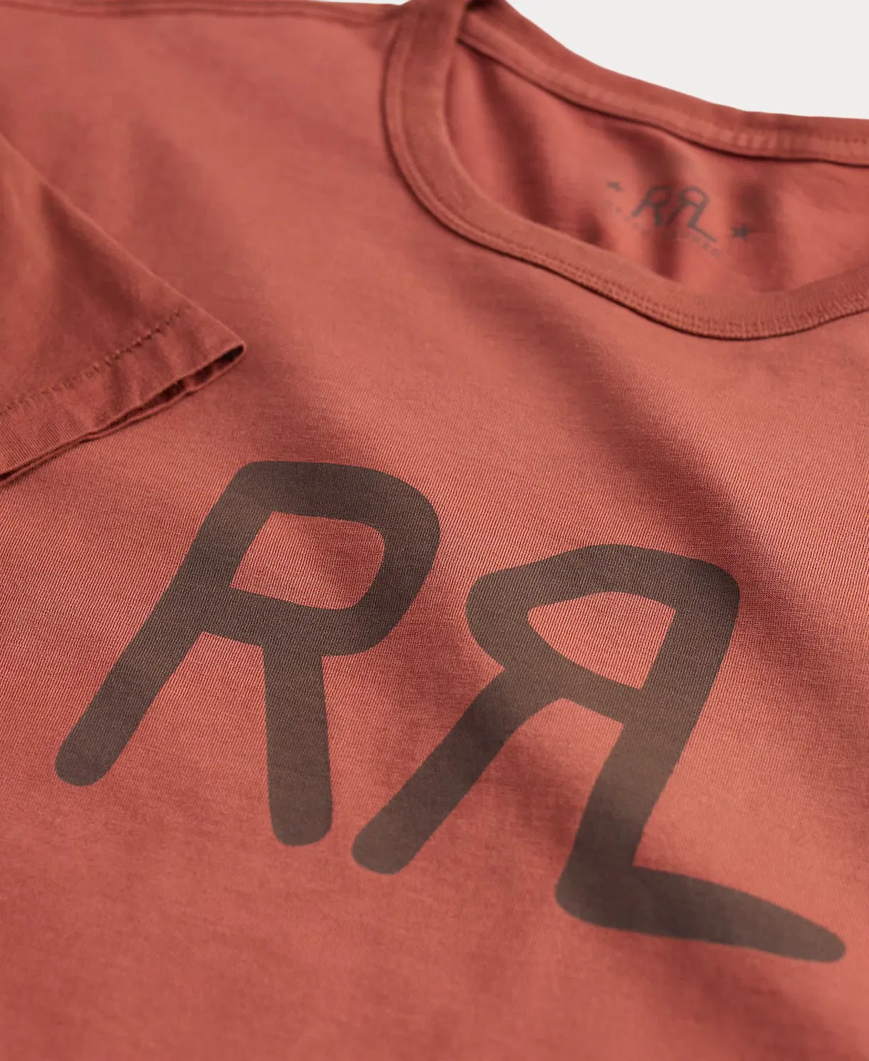 Мужская футболка с коротким рукавом Double RL Polo Ralph Lauren, Rojo Teja — фото 3