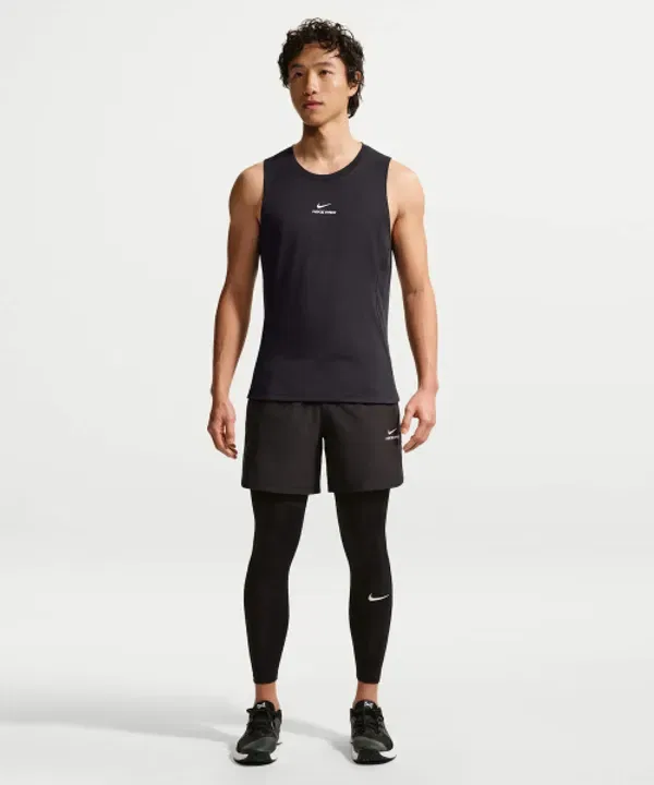 Майка тренировочная Pro Dry Fit, Nike, черный/белый — фото 4