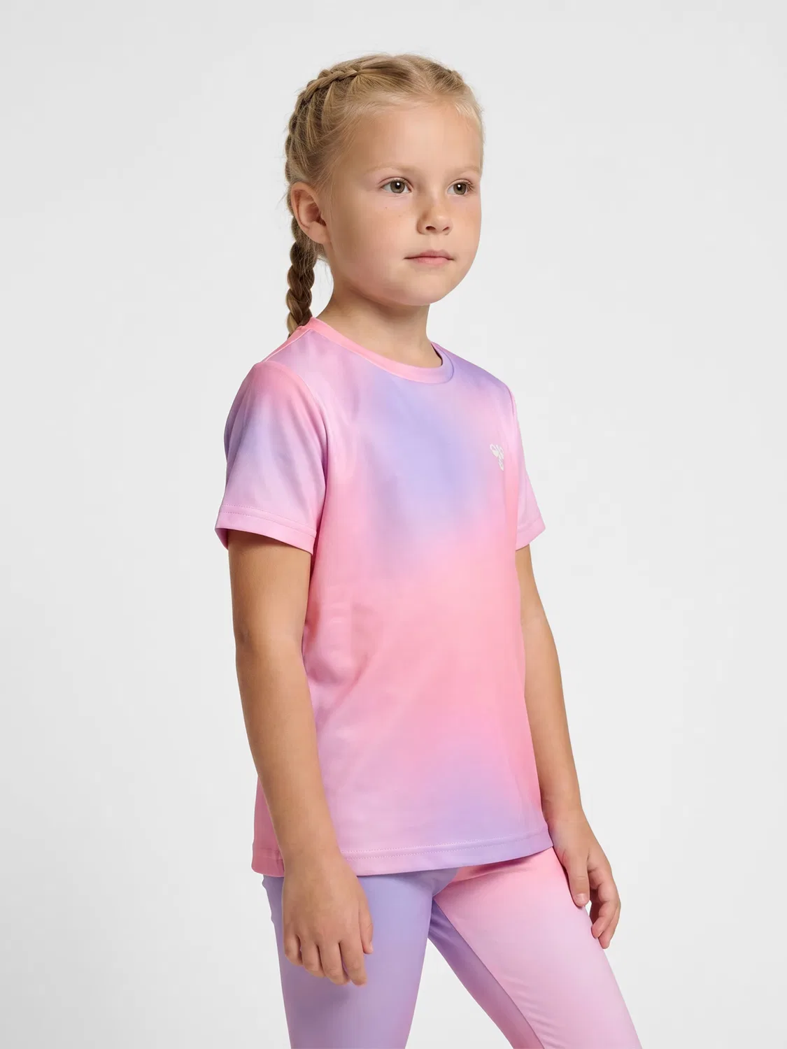 Рубашка Hummel Performance Shirt пастельно-розового цвета — фото 4