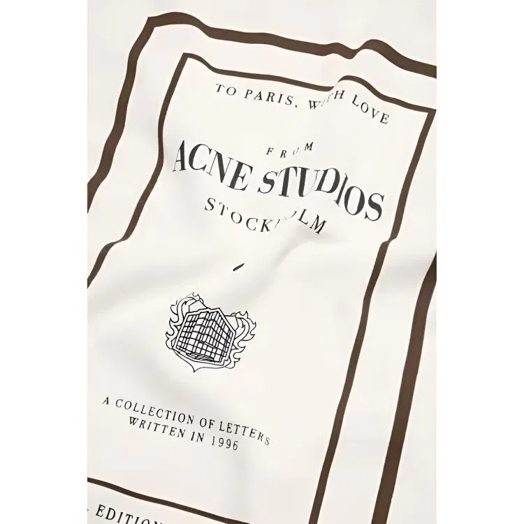 Футболка женская с круглым вырезом, Acne Studios, Warm Beige — фото 4