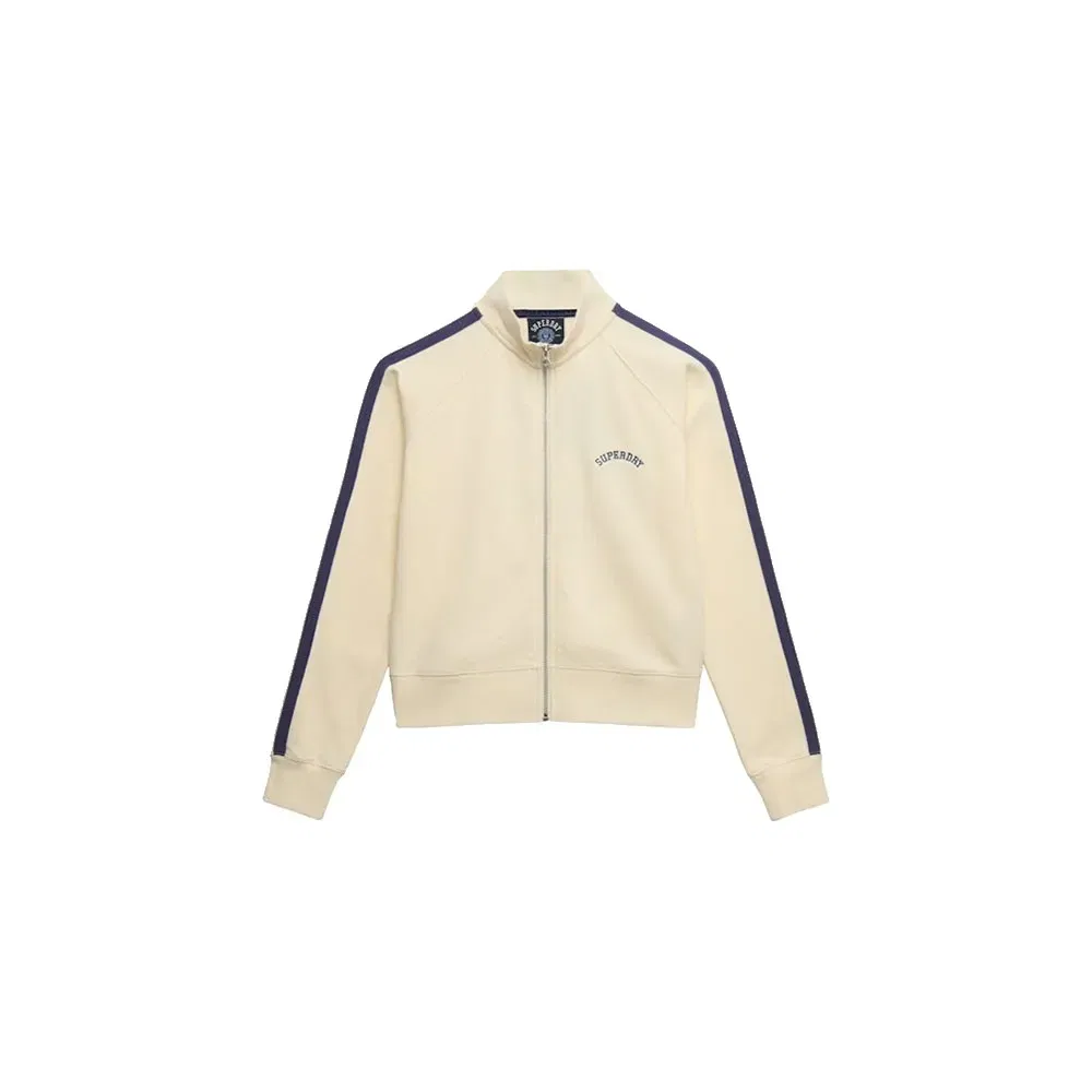 Худи на молнии Essential Logo Track Superdry, бежевый