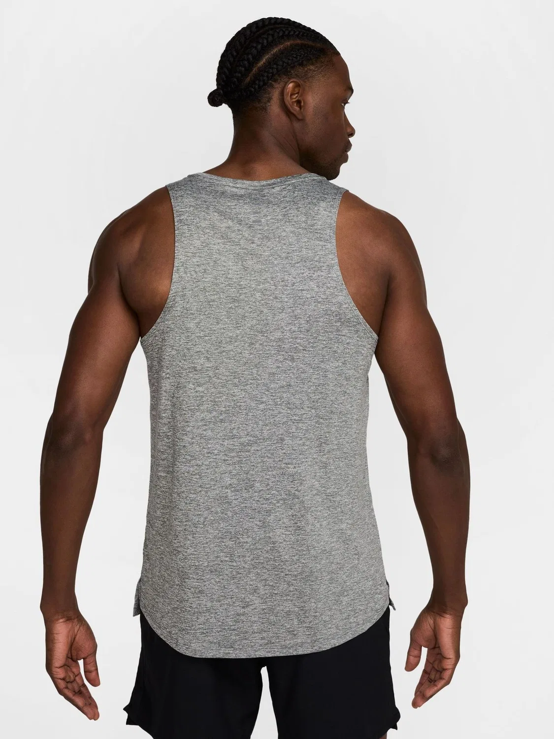 Жилет беговой Nike Stride Dri-FIT ADV, дымчато-серый — фото 3