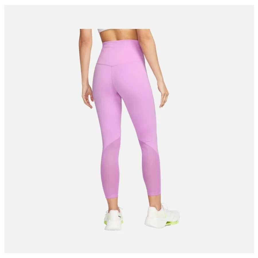Женские леггинсы для тренировок с высокой посадкой 7/8 Nike One High-Waisted 7/8 Training, Фиолетовый — фото 4