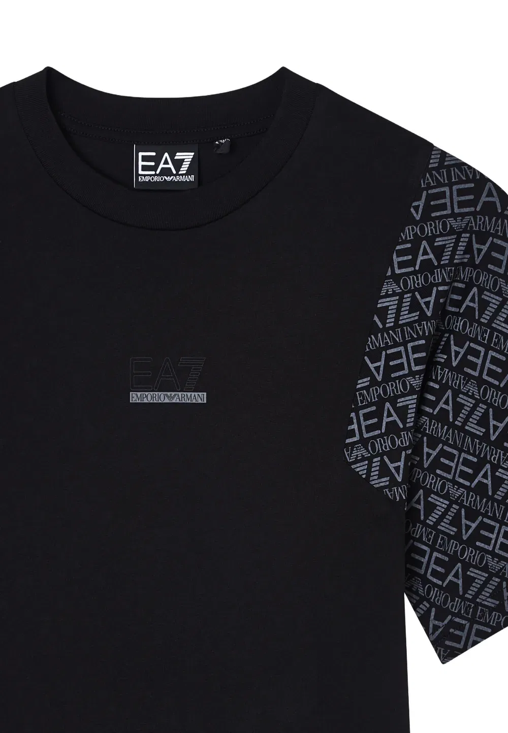 Футболка - футболка с принтом Ea7 Emporio Armani, Nero — фото 3