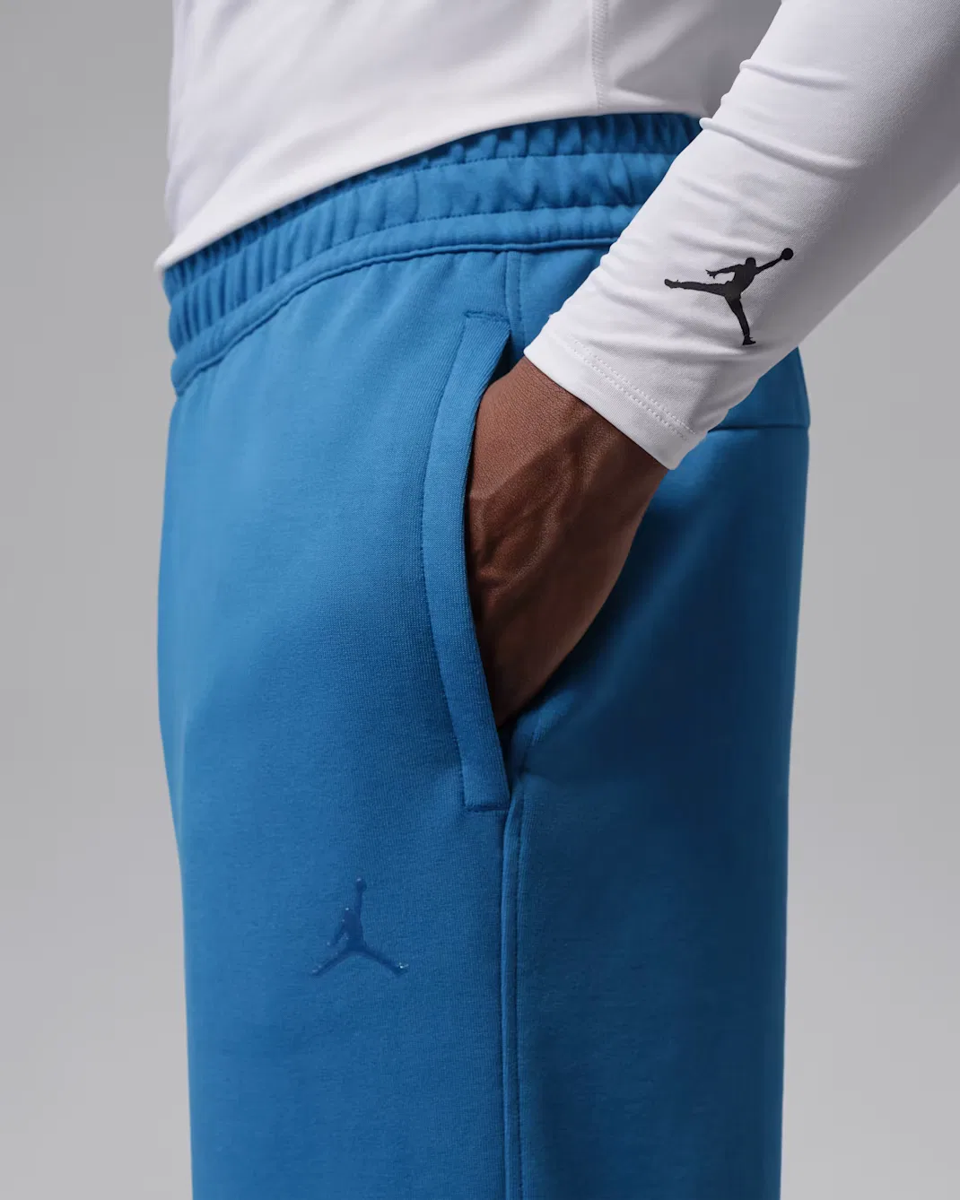 Мужские брюки Dri-FIT Jordan Sport Hoop Fleece, True Blue — фото 4