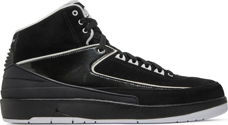 

Кроссовки Air Jordan 2 Retro QF Black White, черный