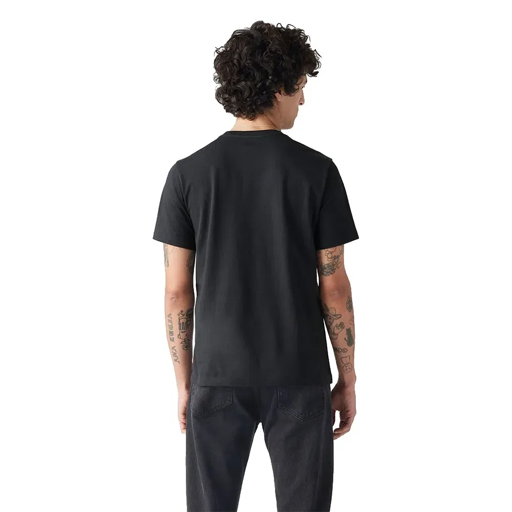 Мужская футболка с принтом Levi's 22491, Black — фото 2