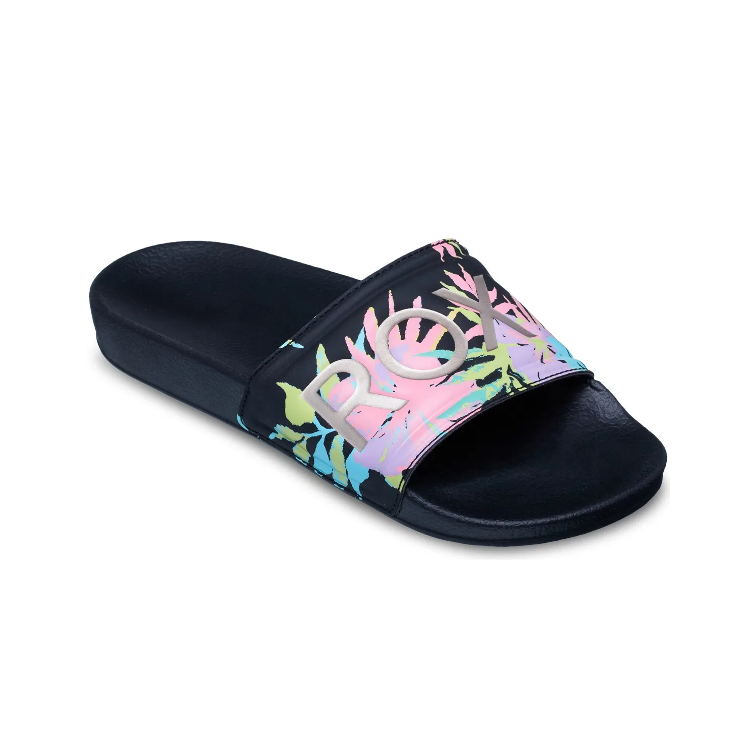 Детские пляжные сандалии с принтом Roxy, Black Multi