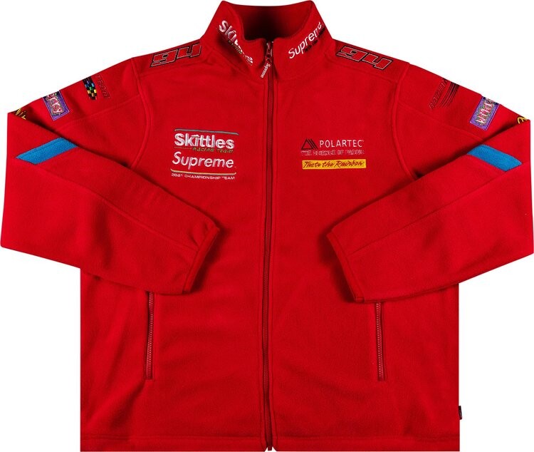 

Куртка Supreme x Skittles x Polartec Jacket 'Red', красный